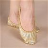 Donna Lucido Lustrini Ventre Scarpe da Ballo Morbido Fronzoli Similpelle Stanza