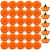 NYGGTYK 35 teste di fiori artificiali di chiodi di garofano, fiori simulati, decorativi secchi, adatti per centri commerciali, feste, decorazioni per la casa e il matrimonio (arancione)