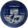 ROYAL COPENHAGEN PIATTO DI NATALE 1969 ORIGINALE PORCELLANA PRIMA SCELTA