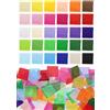 Cinvo 30 3000 quadrati di carta velina arcobaleno per arte fai da te, scrunch art attività aule e altro ancora, 2 x 5,1 cm