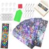 Veloray 8 Pezzi Set di Segnalibri Diamond Painting，Bellissimi Segnalibri a Mandala Fai Da Te, con Ciondolo di Cristallo, Diamond Painting per Bambini per Bambini Dai 6 Anni in su, Ragazze e Adulti