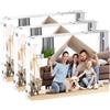 ZYJBD 3pcs Cornice in Acrilico Trasparente 10,2x15,2 cm, Portafoto Magnetico Doppio Lato, Autoportante, Senza Cornice, Moderno per Ufficio, Casa, Foto, Ricordi, Facile da Cambiare, Comodo per Uso Quotidiano