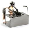 Steelman24 I Omini di Viti Odontotecnico I Idee Regalo Originale I Soprammobili in Metallo I Modellino