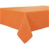 BALCONY & FALCON Tovaglia in zucca 140 x 240 cm, idrorepellente, con effetto lino | Rettangolare, senza stiratura, lavabile, ristorante, cucina, tavolo, festa, esterno, Natale, Capodanno, caffè, giardino