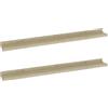 vidaXL Mensole da Parete 2 pz Rovere Sonoma 80x9x3 cm