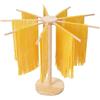 OJTOJT Essiccatore per Pasta, Stendi Pasta Fresca in Legno, Essiccatore Pasta Fresca, con 9 Bracci Rimovibili, Riutilizzabili, per L'Essiccazione di Pasta, Noodles Cinesi, Vermicelli, Altezza 40 cm