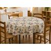 Corredocasa Copritavolo Rotondo x 8 in Tessuto Gobelin, Made in Italy - Tovaglia Rotonda Grande per Tavolo Pranzo - Copritavolo Elegante Shabby Chic Classico - Complemento d'Arredo per Salone (Ø 180 cm)