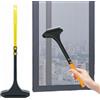 Generico Spazzola Pulisci Zanzariere, Kit di Pulizia con Squeegee per Finestre e Zanzariere, Rimuove Peli di Animali Domestici per Porte e Schermi Patio