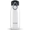 Zoku Borraccia da 350 ml, in acciaio inox, bianco, 6,7 x 6,7 x 21 cm