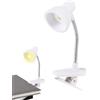 Generic Lampada da tavolo, lampada da tavolo creativa con morsetto, luce notturna portatile, lampada da studio per scrivania, comodino, computer