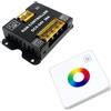 zeroupshop Touch Panel LED Controller per DC 5V 24V RGB Strisce di Luce con Telecomando RF Wireless e Anello di Regolazione Luminosità