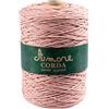 BORGO DE' PAZZI FIRENZE Corda 2mm Cotone (Cipria), Filo per Macramè, Cordino per Borse a Uncinetto e Fai da te, Filato per Uncinetto e Ferri Made in Italy, BORGO DE' PAZZI FIRENZE