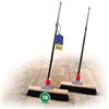 Novaliv 2X scope in crine di cavallo con manico da 40 cm, manico telescopico allungabile, crine di cavallo nero, scopa larga per sala, scopa per spazzare, scopa per la casa, scopa per officina, scopa