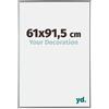 yd. Your Decoration - Cornice 61x91.5 cm - Argento Lucente - Cornice Decorativa Parete in Plastica con Vetro in acryl - Antiriflesso - 61x91.5 Cornice - Evry