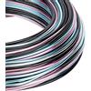 BENECREAT 41m 1.5mm Filo di Alluminio Multicolore per Gioielli, Filo Metallico Gioielli con Scatola di Imballaggio per Artigianato - Nero, Blu, Rosa