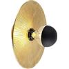 Qazqa konge - Lampada da soffitto Orientale - 1 luce - Ø 300 mm - Oro/Ottone - Orientale - Soggiorno I Camera da letto