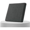 AQIGR Cuscino per Sedia da Ufficio in Memory Foam Rimovibile Cuscini Sedie Esterno e Interno 40x40 45x45 50x50, Tessuto di lino, con Cerniera per Sedie da Cucina, Giardino, Patio(Dark Gray,45x40cmx5cm Thick