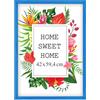 MG Design Cornice 42x59,4 cm - colore Blu, in legno, con vetro acrilico - da appendere in verticale o in orizzontale, senza sfondo, per foto, poster, puzzle