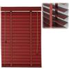 Generic Tende Veneziana in Legno massello Veneziana Oscurante 45/60/80/100/125/140/160cm Tende Veneziane Legno per Interno ed Esterno, Tende Orizzontali da Lamelle 5cm per Ufficio e Casa Adatte(Burgundy)