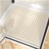 HITSLAM Tappeto Doccia Antiscivolo 60x60cm con Ventose, Tappetino Doccia antiscivolo Lavabile in Lavatrice senza BPA, Tappetino Bagno Resistente alle muffe e lavabile in lavatrice, Sabbia