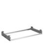 DACAN PROTECTION Telaio per Scolapiatti da 56 cm - Regolabile in Alluminio, Adatto per Pensili da 60 cm, salvaspazio. profondità regolabile da 295 a 395 mm, antiruggine