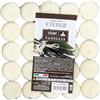 Ma Maison Tealight Confezione da 50 Candele Profumate in Alluminio Lunga Durata 4 Ore - Candeline, Decorative, per la Casa, Lumini - Per Interni Colorate (Vaniglia | 50 Pz)