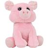 Kögler Winfried Koegler- 76902-Moritz Il Maialino Che Parla, Alto Circa 20 cm, Peluche parlante con Funzione di Riproduzione, ripete Tutto e Si muove, Colore Rosa, 76902