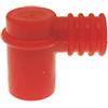 Generico Cif 9125 Pipetta Attacco Candela Filetto 4mm In Silicone Rosso Per Cavo Candela 7mm