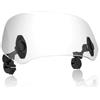 Tissting Parabrezza Moto Extender Clip Regolabile Visore 36,5 X 15,5 cm