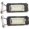 GZLMMY - 2 pezzi Luci targa LED per auto, lampada targa con decoder, senza errore, per Mini Cooper R56 R57 R58 R59