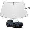 YEE PIN Parasole parabrezza compatibile con Toyota RAV4 (XA50) 2018-2025 2026, parasole pieghevole con borsa coprivolante, in fibra di raffreddamento EIS, parabrezza protezione UV polvere