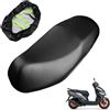MIPIACE 80x60cm Coprisella Scooter Universal Coprisella Moto Antigraffio Protezione Sole e Pioggia Coprisedile Moto Antiscivolo e Antigraffio Copri sella Scooter Nero Per Moto Scooter Elettrico