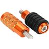 Zorlun Copri leva del cambio e pedale freno, accessori for moto, pedane, copri piastra di appoggio, adattatore compatibile con 790 890 DUKE R 2019-2022(1 Set Orange)