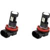 Feoosvx Luci Antinebbia Per Nissan Per Qashqai J11 2013-2019 Per Tiida Per X-Trail T31 Per Note Per Murano Per Cube Fendinebbia A LED Fendinebbia(2 X LED bulbs)