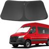 LHFLIVE Parasole pieghevole per parabrezza, protezione per visiera parasole su misura 2007-2024 2025 Mercedes Benz Sprinter Freightliner Cargo Crew passeggeri camper accessori
