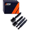 ATEC Germany 4x ammortizzatore a pressione d'olio anteriore e posteriore, incl. cuscinetto del puntone e kit di protezione dalla polvere, compatibile con FORD TRANSIT Bus (E_ _, T_ _)