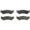 ABE Kit pastiglie freni Anteriore non predisposto per visualizzazione avviso usura C1Y028ABE Compatibilità con DODGE RAM 1500 Pick-up D1, DC, DH, DM, DR DURANGO RAM 2500 Standard Cab Pickup US