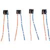 Chiyyak Comodo Cablaggio Plug and Play per Lampadina Alogena a Testa Femmina H7 4 Pezzi per Vari Modelli di Auto