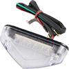 GIMOCOOL Luce Targa Moto - Luci Di Stop Universali a LED - Fanali Posteriori e Faretti - Fanale Di Segnalazione Più Sicuro