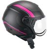 CGM 167M FLO DOT Nero Fucsia fluo opaco sagomata XS