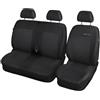Mossa Coprisedili su Misura compatibili con Ford Transit Custom II Van, Bus (2023- ) - Fodere sedili Auto - Set coprisedili Auto E4