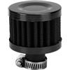 HERCHR Sfiato del Carter di Sfiato, Filtro Dell'aria da 13 Mm/0,5 Pollici Mini Presa D'aria Filtro Dell'aria Sfiato del Filtro Accessorio Universale Per Auto Per La Sostituzione(Nero)