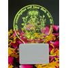 Shri Gayatri Mata Ji Acrilico 3D Illusione Lampada 5 Colore Cambio LED Spina