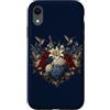 Hummingbird Apparel For Kids and Adults Custodia per iPhone XR Colibrì Patriottico Floreale Rosso Bianco Blu Giardino