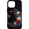 Hummingbird Apparel For Kids and Adults Custodia per iPhone 16 Pro Max Colibrì Fiori Rose Gigli Uccello Botanico