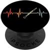 Camicie da clarinetto appassionati clari Clarinetto d'epoca Linea d'impulso Istruttore di clarinetto PopSockets PopGrip Adesivo