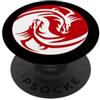 Dragon Symbol / Chinese Mythology / Qigo Simbolo del drago/calligrafia mitica cinese Tai Chi Design PopSockets PopGrip Adesivo