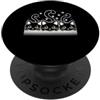 Three Black Kittens Big Eyes Playful Tai Tre simpatici gattini neri grandi occhi giocosi code amanti dei gatti PopSockets PopGrip Adesivo