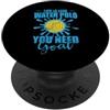Water polo water ball game sport team fi La vita è come la pallanuoto, hai bisogno di una pallanuoto PopSockets PopGrip Adesivo
