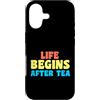 Bubble Boba Tea Drinker Birthday Holiday Custodia per iPhone 17 Tè freddo caldo tè latte tè appassionato regalo per uomini donne bambini